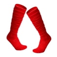 thumbnail image 1 of Scrunch Football Socks Ultra Long Cotton Knee High Socks Padded Rugby Socks, 1 of 4