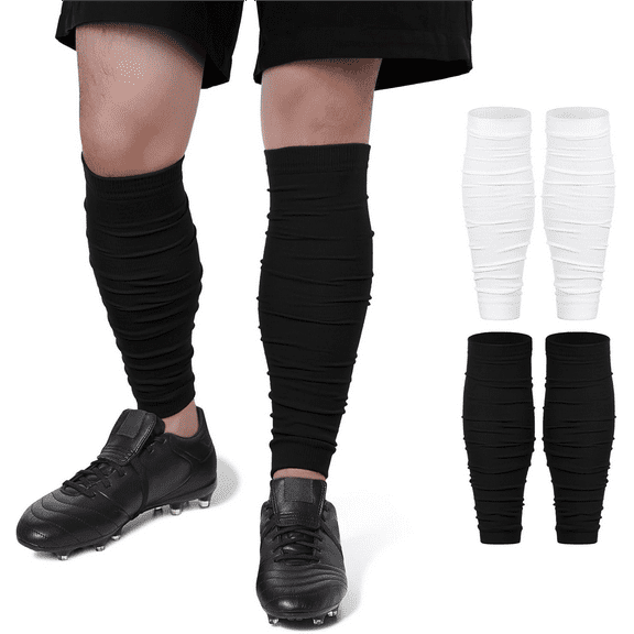 Scrunched Leg Sleeves for Men Football Calf Compression Sleeves Men Leg Calf Protection