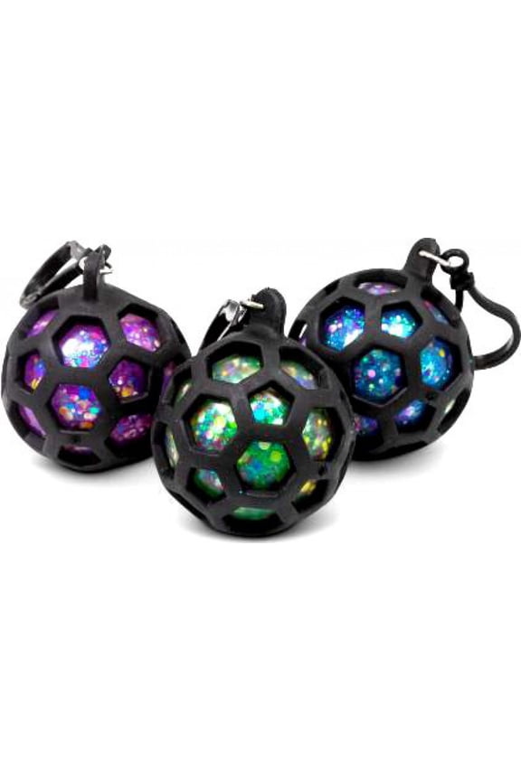 Scrunchems Fusion Squish Ball Keychain Sensory Stress Toy (1 RANDOM Color)