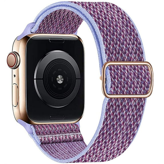 Scrunchie Bands for Apple Watch Bands 40mm 38mm 41mm 42mm 44mm 45mm, Adjustable Braided Elastic Stretchy Nylon Solo Loop Women Men Wristbands Straps for iWatch Series Ultra 3 4 5 SE 6 7 8