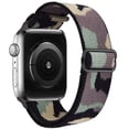 thumbnail image 1 of Scrunchie Bands Compatible with Apple Watch Bands 40mm 38mm 41mm 42mm 44mm 45mm 49mm, Adjustable Braided Elastic Stretchy Nylon Solo Loop Women Men Wristbands for iWatch Series Ultra 9 3 4 5 SE 6 7 8, 1 of 9