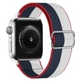 thumbnail image 1 of Scrunchie Bands Compatible with Apple Watch Bands 40mm 38mm 41mm 42mm 44mm 45mm 49mm, Adjustable Braided Elastic Stretchy Nylon Solo Loop Women Men Wristbands for iWatch Series Ultra 9 3 4 5 SE 6 7 8, 1 of 9