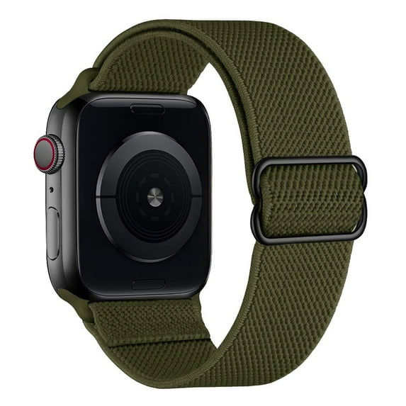 Scrunchie Bands Compatible with Apple Watch Bands 40mm 38mm 41mm 42mm 44mm 45mm 49mm, Adjustable Braided Elastic Stretchy Nylon Solo Loop Women Men Wristbands for iWatch Series Ultra 9 3 4 5 SE 6 7 8