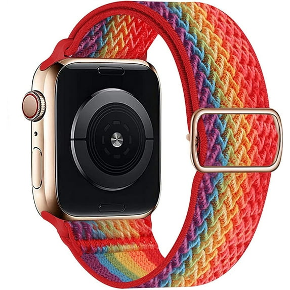 Scrunchie Bands Compatible with Apple Watch Bands 40mm 38mm 41mm 42mm 44mm 45mm 49mm, Adjustable Braided Elastic Stretchy Nylon Solo Loop Women Men Wristbands for iWatch Series Ultra 9 3 4 5 SE 6 7 8