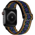 thumbnail image 1 of Scrunchie Bands Compatible with Apple Watch Bands 40mm 38mm 41mm 42mm 44mm 45mm 49mm, Adjustable Braided Elastic Stretchy Nylon Solo Loop Women Men Wristbands for iWatch Series Ultra 9 3 4 5 SE 6 7 8, 1 of 9