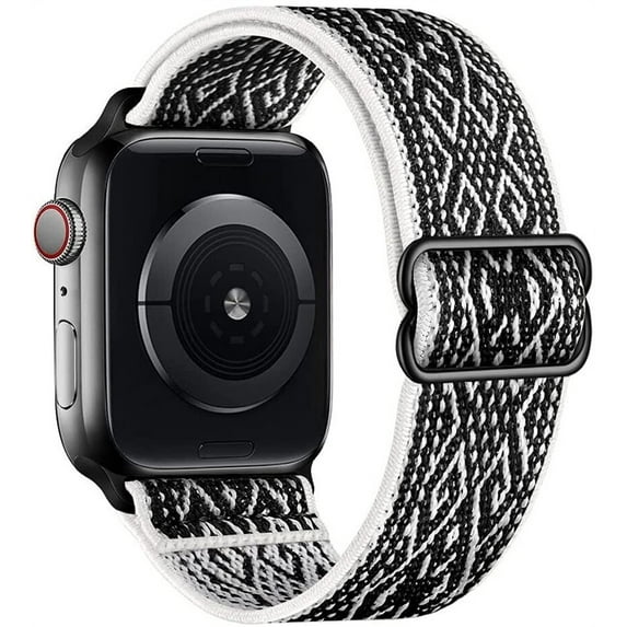 Scrunchie Bands Compatible with Apple Watch Bands 40mm 38mm 41mm 42mm 44mm 45mm 49mm, Adjustable Braided Elastic Stretchy Nylon Solo Loop Women Men Wristbands for iWatch Series Ultra 9 3 4 5 SE 6 7 8