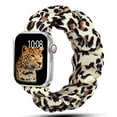 thumbnail image 1 of Scrunchie Strap For Apple watch band 40mm 44mm 42mm 38mm 42 mm Elastic Nylon bracelet Solo Loop band iWatch 5 4 3 se 6 7 41 45mm - Cheetah, 1 of 10