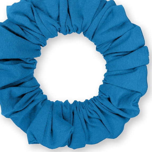 Scrunchies Cotton Knit Jumbo Size Ponytail Holder Made in USA Scrunchie King Turquoise