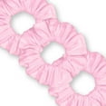thumbnail image 1 of Scrunchies Cotton Knit Standard Size 3-Pack Ponytail Holder Made in USA Scrunchie King Pink, 1 of 5