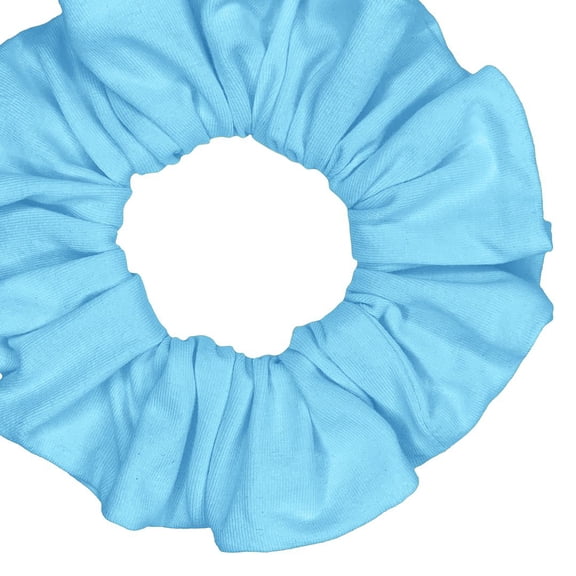 Scrunchies Cotton Knit Standard Size Ponytail Holder Made in USA Scrunchie King Blue Light