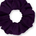 thumbnail image 1 of Scrunchies Cotton Knit Standard Size Ponytail Holder Made in USA Scrunchie King Plum, 1 of 5
