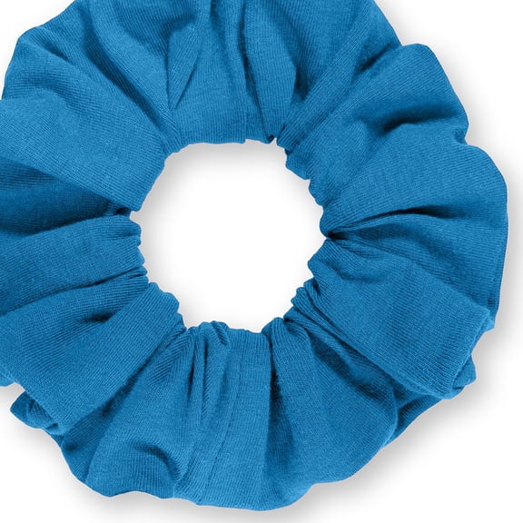 Scrunchies Cotton Knit Standard Size Ponytail Holder Made in USA Scrunchie King Turquoise