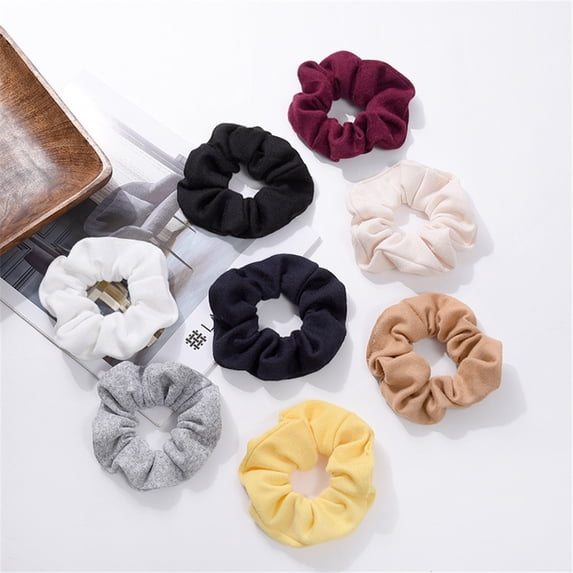 Scrunchies for Women Hair Scrunchies,Elastic Strengthening Hair Ties,Ponytail Holder Suitable for Thick Thin Hair Scrunchy for Women Teen Gary
