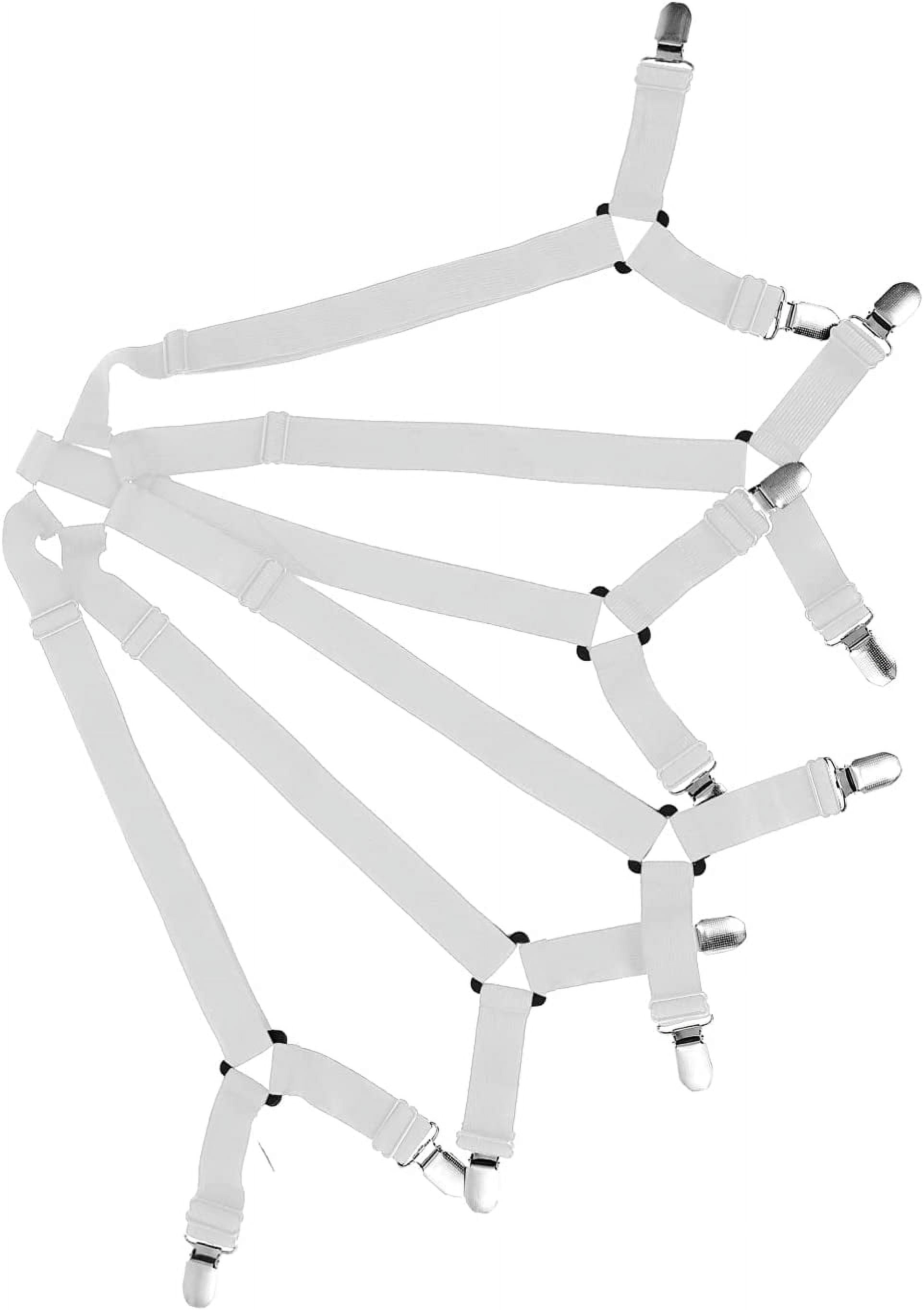 Runcaidamai Attaches Pour Draps 12Pcs Adjustable Bed Sheet Clips