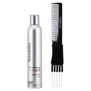 Scruples High Definition Firm Hair Spray (10.6 oz) with SLEEKSHOP Teasing Comb Pack of 1