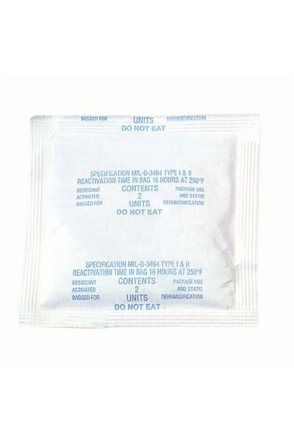 Desiccant,1/2 Unit Plastic Pouch,PK550 1/2PLDES550