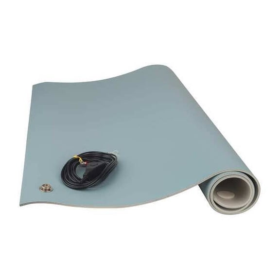 Scs Dissipative Floor Mat,Blue,4 x 6 ft. 8204