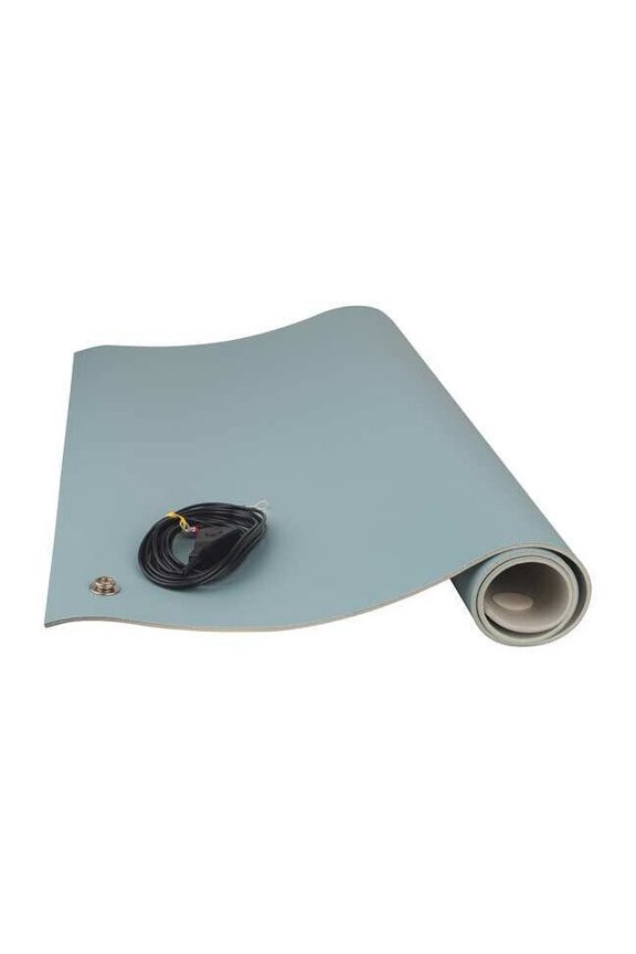 Dissipative Floor Mat,Blue,4 x 6 ft. 8204