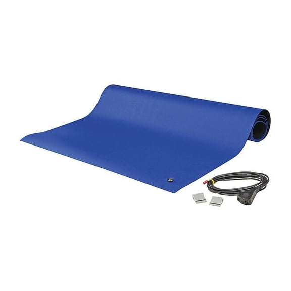 Scs Dissipative Table Mat,Blue,2 x 4 ft. 8900