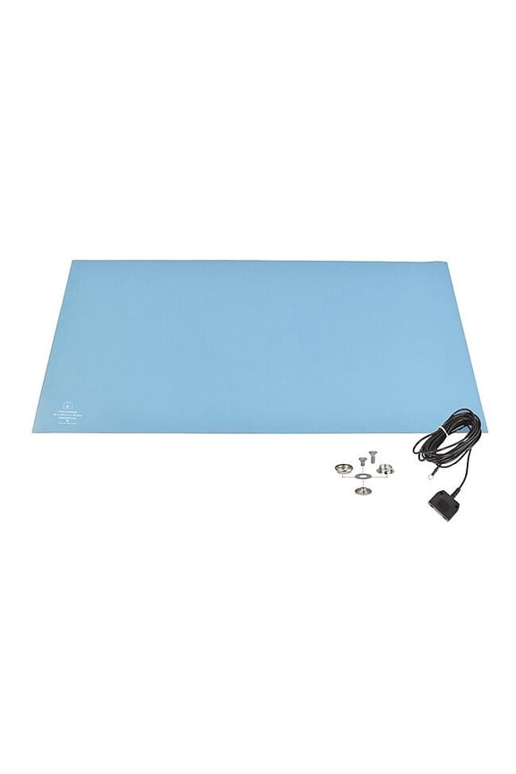 Static Dissipative Mat,Blue,24" W 770074