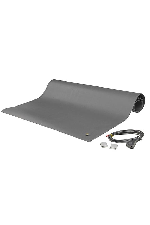 Static Dissipative Mat,Gray,24" W 8901