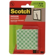 Scotch Adhesive Square MMM111 - 1 Inch Square, White