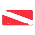 thumbnail image 1 of Scuba Aluminum License Plate| License Plate 12" X 6" Fits Any Car, Truck, SUV, RV, or Trailer | Made in The USA, 1 of 3