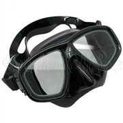 Scuba Black Dive Mask NEARSIGHTED Prescription RX Optical Lenses -5.0