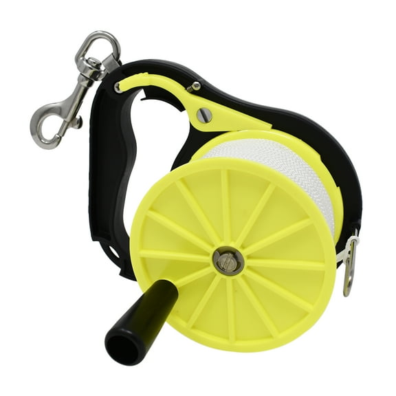Scuba Choice 270ft Plastic Wreck Reel, Yellow