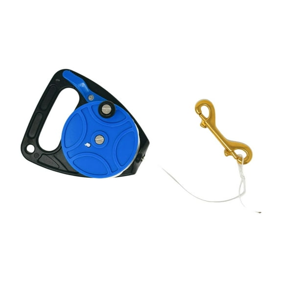 Scuba Choice Blue Dive Reel with Thumb Stopper Tab, 270ft