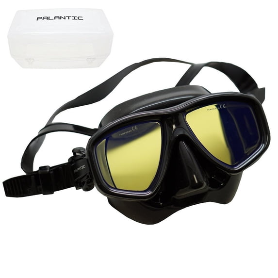 Scuba Choice Coated Anti-UV NEARSIGHTED Prescription Dive Mask, Black, -4.5
