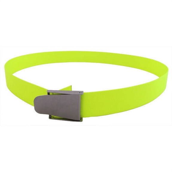 Scuba Choice Diving 60" Long 2" Webbing Belt with Stainless Steel Buckle (Yellow)