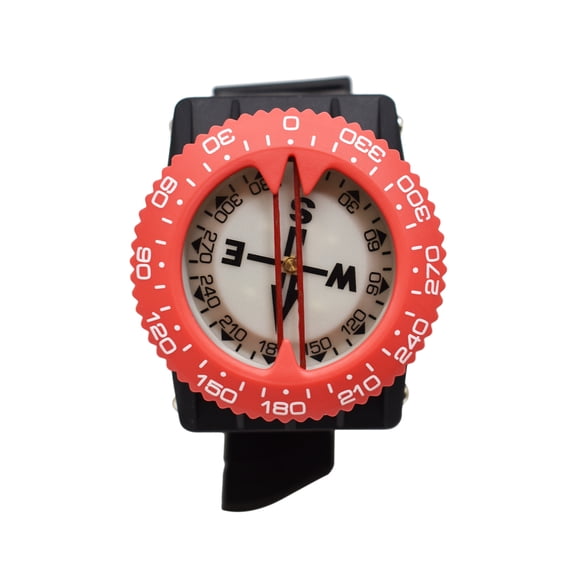 Scuba Choice Diving Deluxe Wrist Compass, Ferrari Red