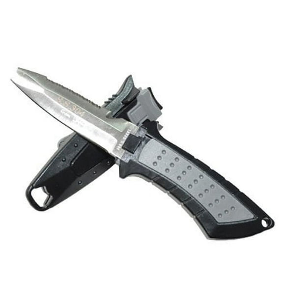 Scuba Choice Diving Low Volume Stainless Steel Blunt Tip BCD Knife, Black