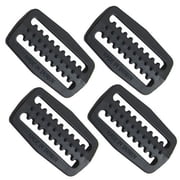 Scuba Choice Diving Plastic Weight Belt Webbing Keeper Retainer 4-Piece, Black