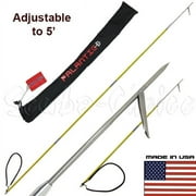 Scuba Choice Fiber Glass and Stainless Steel Black Rubber Sling 28 in Spear Pole