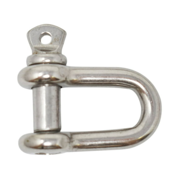 Scuba Choice Marine Grade Stainless Steel Straight/D Shackle w/Screw Pin 3/8"