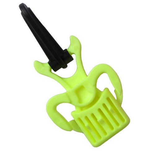 Scuba Choice Scuba Diving Octopus holder, Fits Comfo-Bite Mouthpiece (Yellow)
