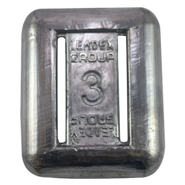 Scuba Choice Uncoated Hard Diving Weight, 3LB