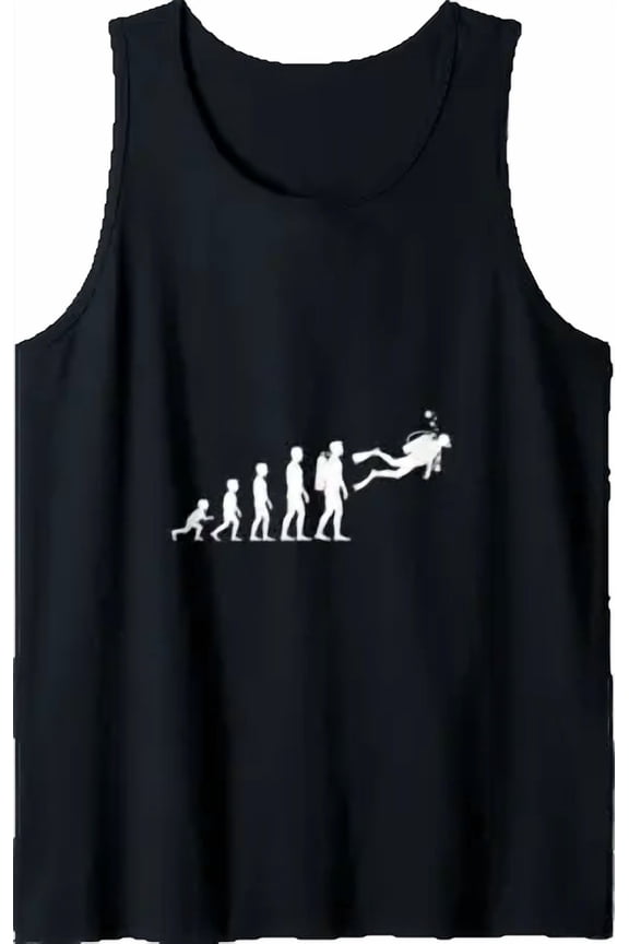 Scuba Diver Evolution Scuba Diving Tank Top Size S-3XL