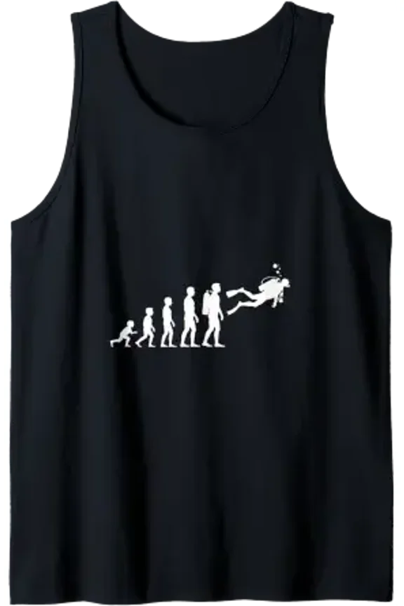 Scuba Diver Evolution Scuba Diving Tank Top Size S-3XL