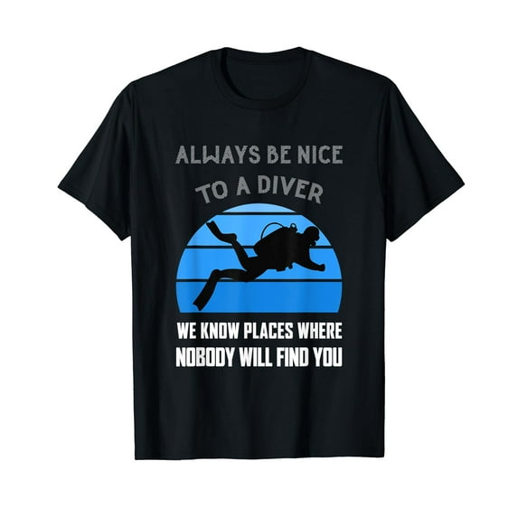 Scuba Diver Funny Quote Love Dive Diving Humor Open Water T-Shirt Black Tee