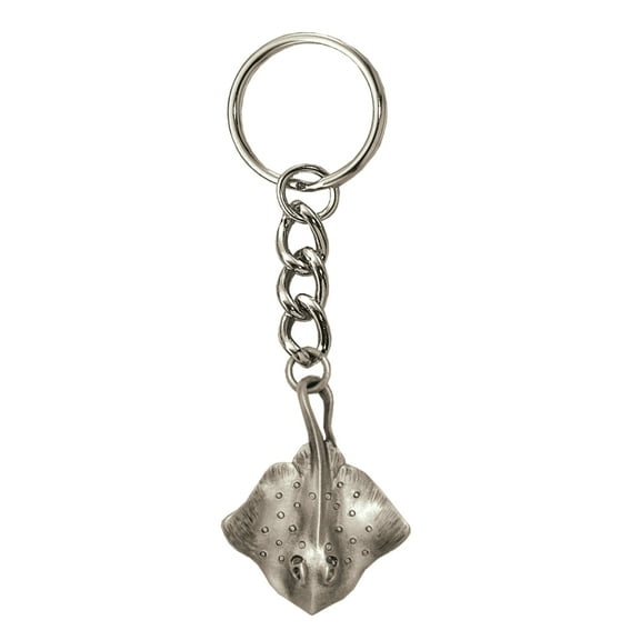 Scuba Diver Pewter KeyChain