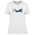 thumbnail image 1 of Scuba Diver T-Shirt Women -Image by Shutterstock, Female XX-Large, 1 of 2