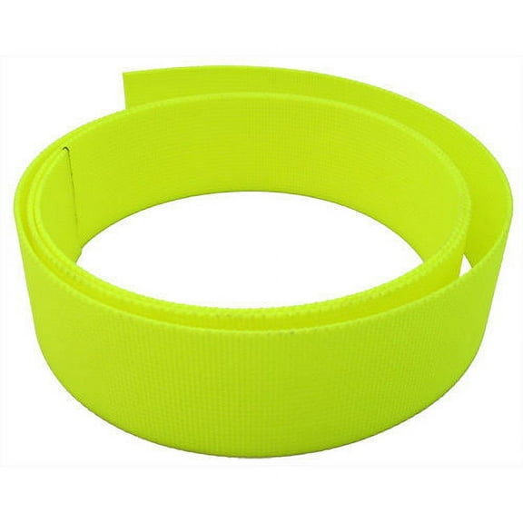 Scuba Diving 2" Wide Replacement Strap for Backplate - 120" Long (Yellow)