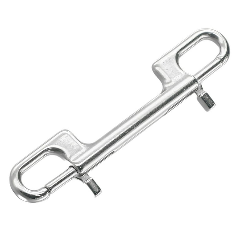 Scuba Diving 316 Stainless Steel Bolt Snap Hook Clip Swivel Hook BCD  Accessories 120mm 