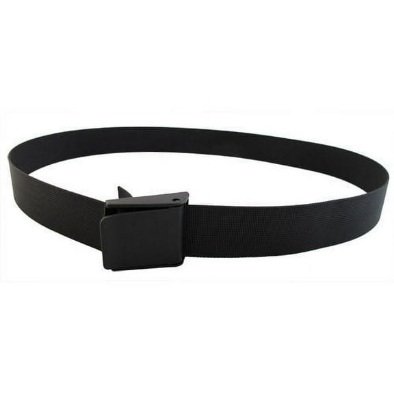 Scuba Diving 60" Long 2" Webbing Weight Belt with Plastic Buckle (Black)