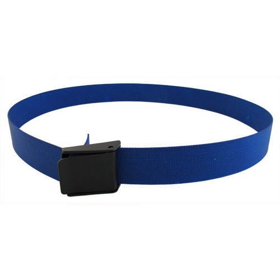 Scuba Diving 60" Long 2" Webbing Weight Belt with Plastic Buckle (Blue)