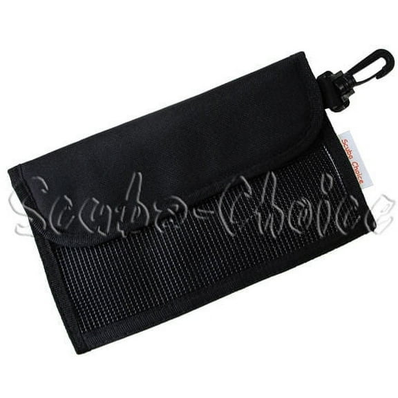 Scuba Diving 8" x 5" BCD BC Weight Pocket Accessories Pouch w/ Clip