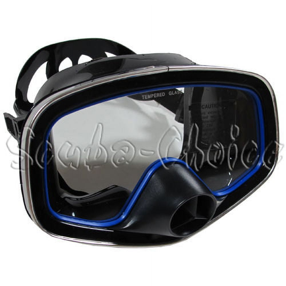 Scuba Diving Classic Free Dive One-Window Silicone Purged Mask ...